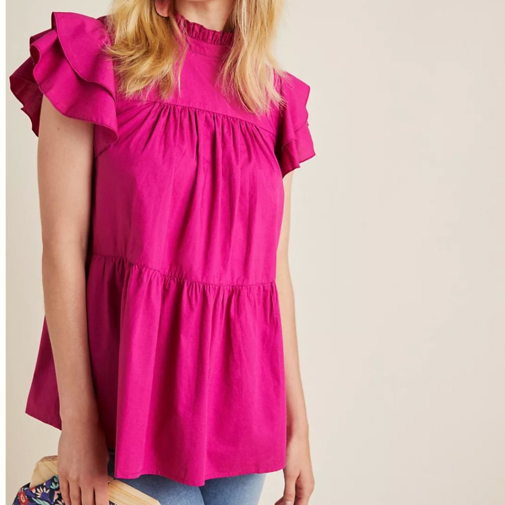 Maeve Ophelia Babydoll Tunic Size M